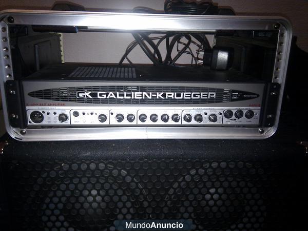 Amplificador Gallien Krueger1001RB+Pantalla wareick