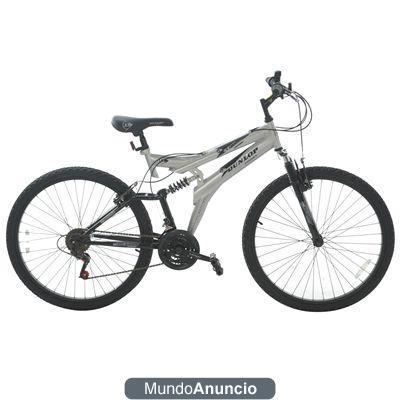 Bicicleta MTB Dunlop nueva a estrenar con doble suspension y 18 velocidades!!!