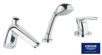 Grohe - Grifería repisa baño-ducha Tenso