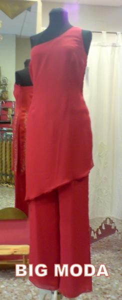 conjunto casaca  pantalon rojo talla 48