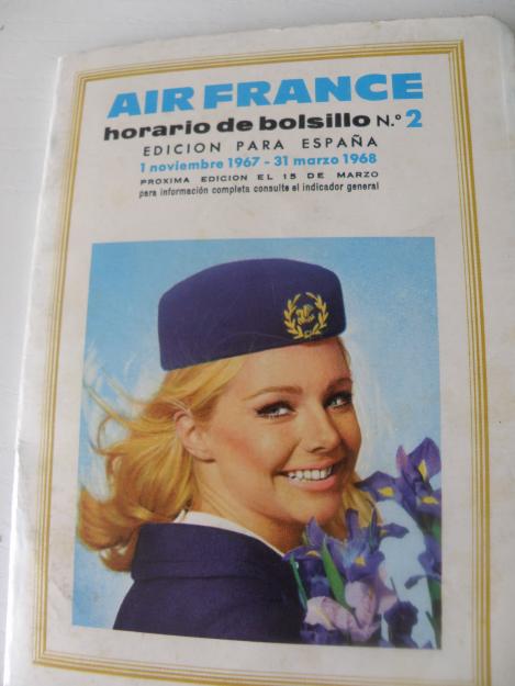 Horario Air France 1967
