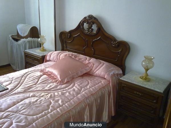 Vendo Dormitorio completo, Nogal macizo