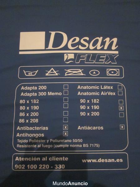 Cama ortopedica DESAN FLEX con colchon (SEMINUEVA)