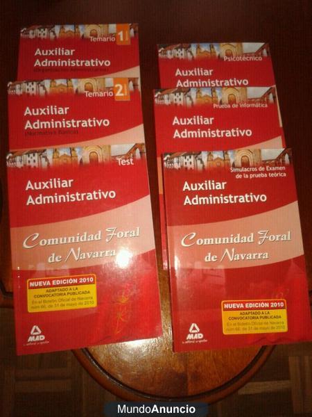 Libros Auxiliar administrativo navarra 2011