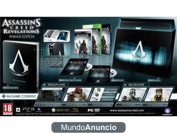 ASSASINS CREED REVELATIONS XBOX 360 ANIMUS EDITION - NUEVO