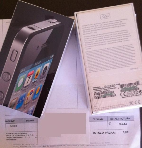 Iphone 4 de 32Gb Libre