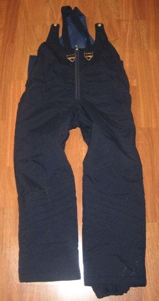 Pantalon de esquiar azul marino tipo peto