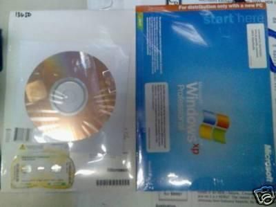 Licencia Windows XP Professional SP2