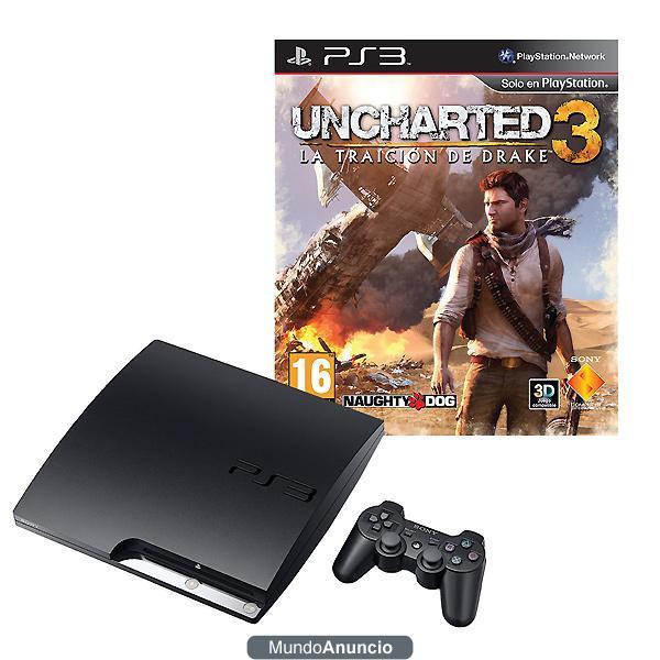 PLAYSTATION 3 SLIM (320 GB) + JUEGO A ELEGIR DE REGALO