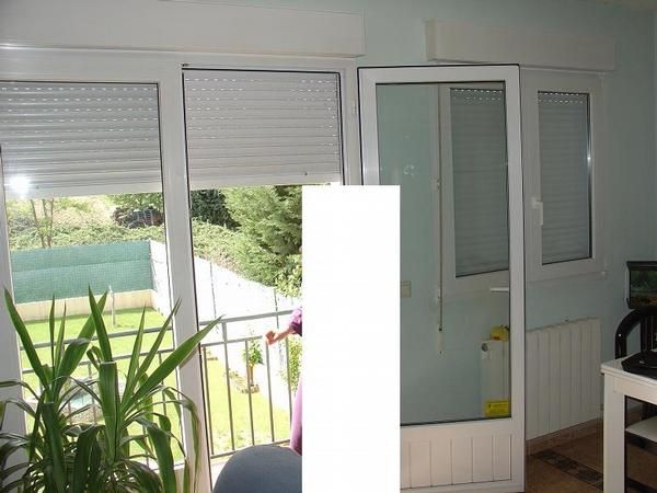 ventanas ( 2) y puerta de pvc climalit