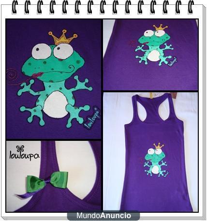 camisetas pintadas a mano/camisetas customizadas/camisetas personalizadas