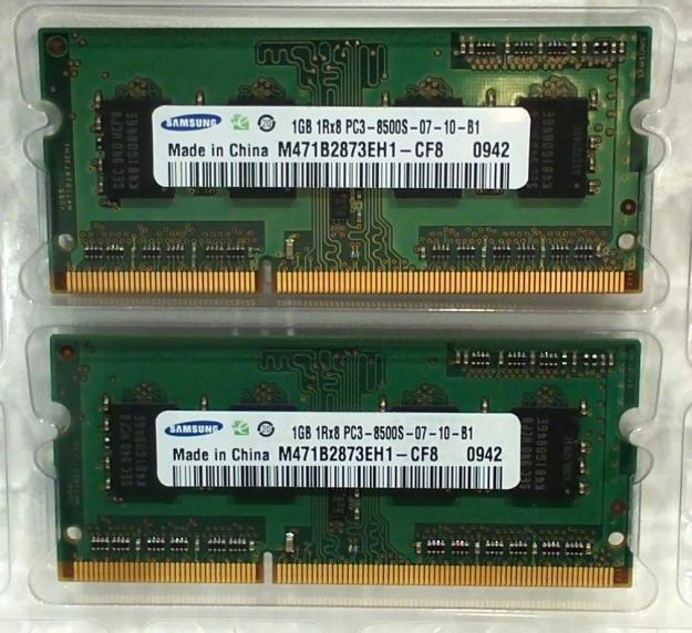 kit de memoria RAM de 2 GB (1GB x 2)