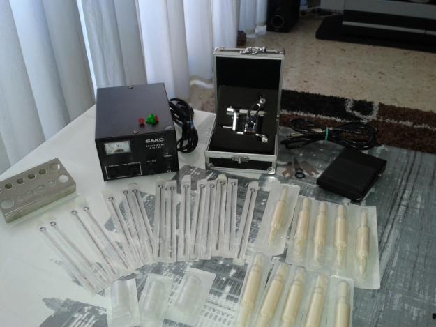 maquina de tatuar kit completo