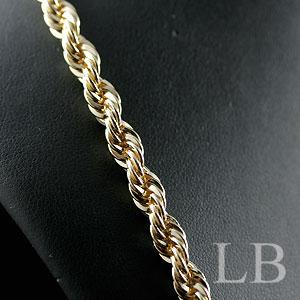 CADENA CORDON 60CM PARA HOMBRE ANCHO DE 5MM CON ORO LAMINATO 18KT