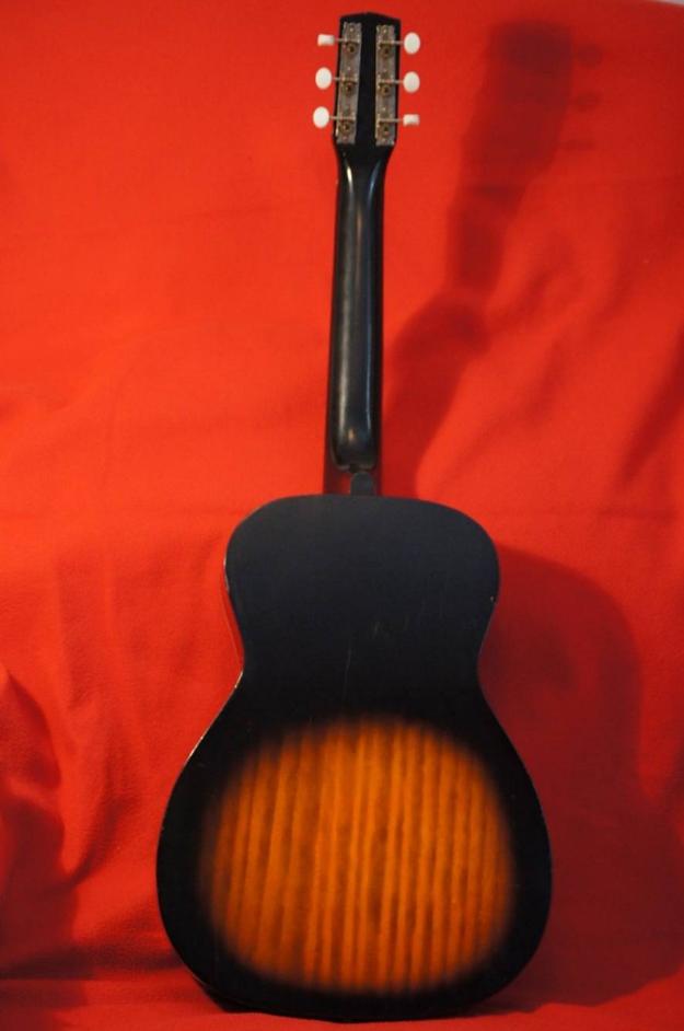 harmony stella h-930 parlor guitar 1971 parlor, martin strings