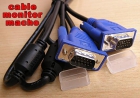 Cable monitor VGA macho macho de 15 pins nuevo - mejor precio | unprecio.es