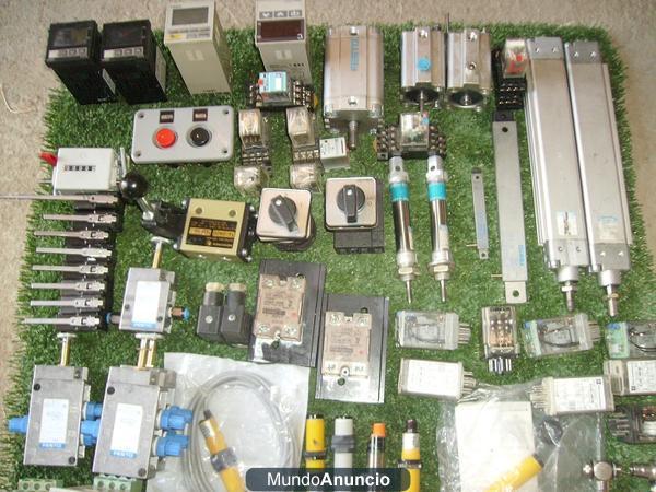 Vendo lote de diversos materiales neumatica,electricos y mecanicos