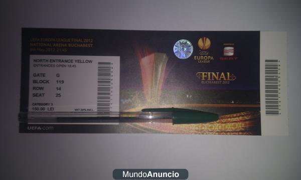 boli bic y regalo entrada para la final de Europa League.