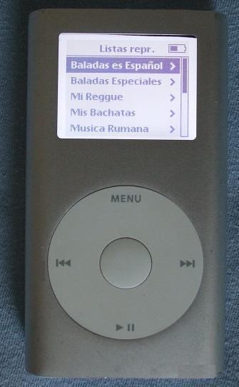 DE REGALO IPOD APPLE 4GB COLOR PLATA  MADRID