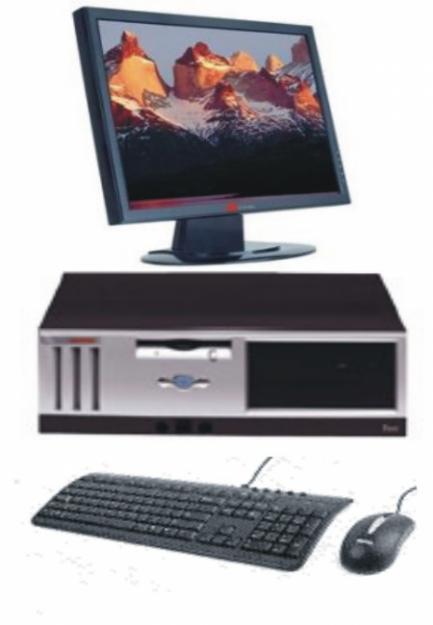 Ordenador D500 Pentium 4  1.7Ghz /  384Mb RAM /  20 Gb / DVD ROM + Monitor TFT 17'' YURAKU