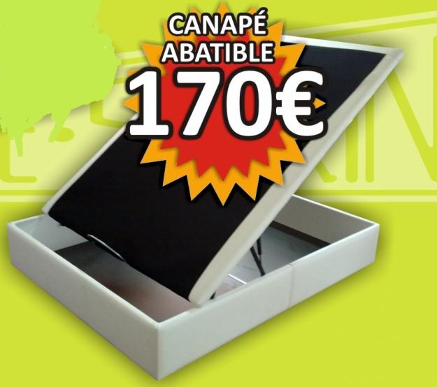 comprar canape abatible barato valencia de 90x190