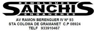 ENGANCHES Y REMOLQUES SANCHIS