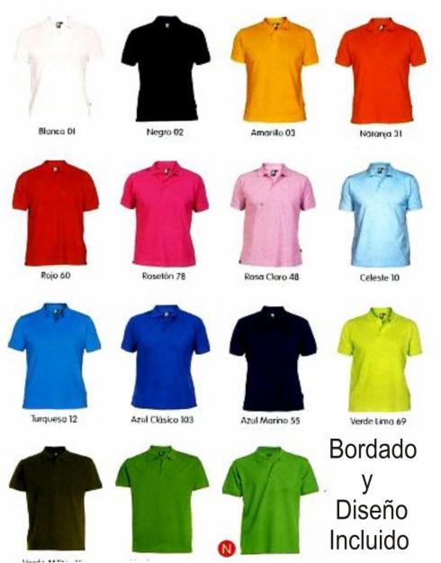 Polos M/C Roly con Bordado