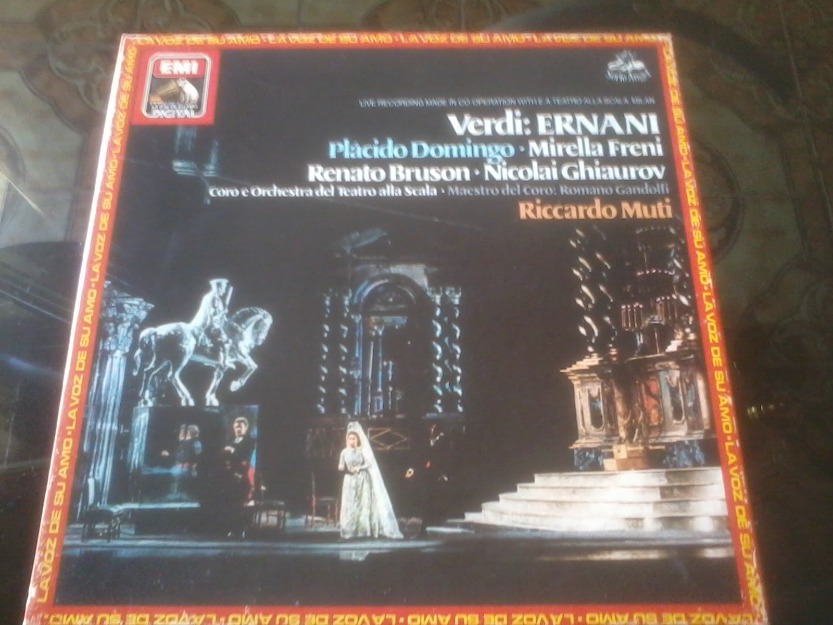 Vendo vinilo de la opera ernani de verdi