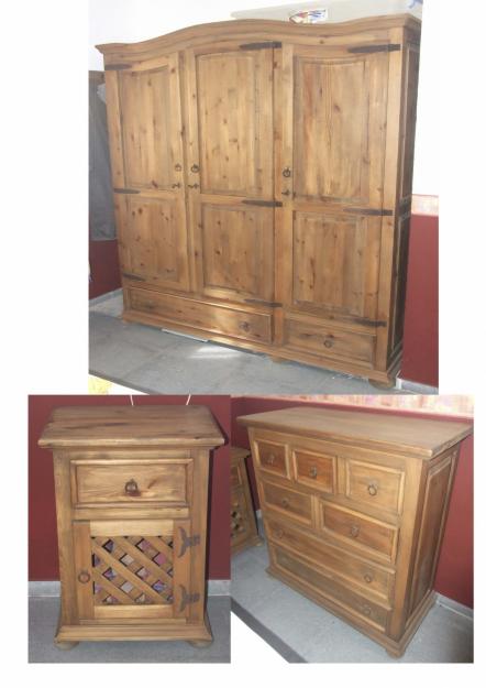 SE VENDEN MUEBLES RÚSTICOS DE MADERA