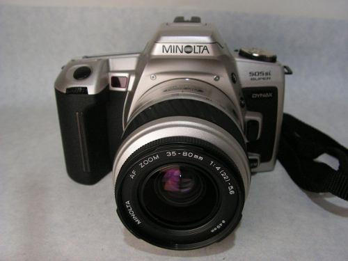 Camara Minolta 505 Si Super Lente 35 80 F 4 5.6 De Rollo