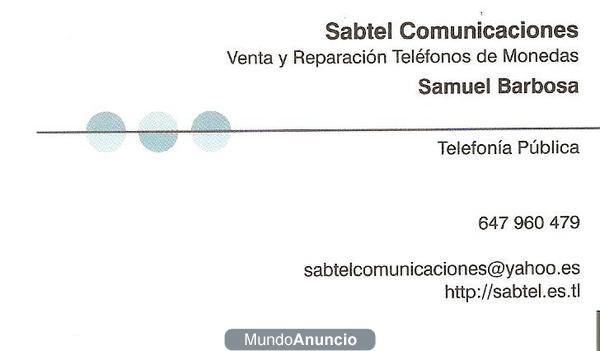 TELEFONOS DE MONEDAS MUY ECONOMICOS. APROVECHALO