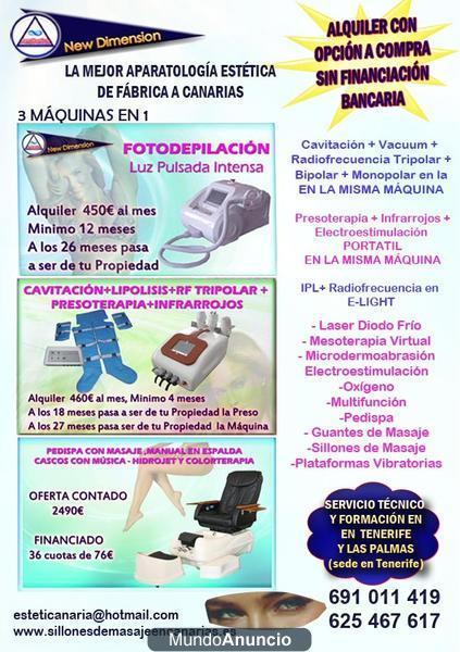 maquina de cavitacion   lipolisis   radiofrecuencia   vacuum   laser