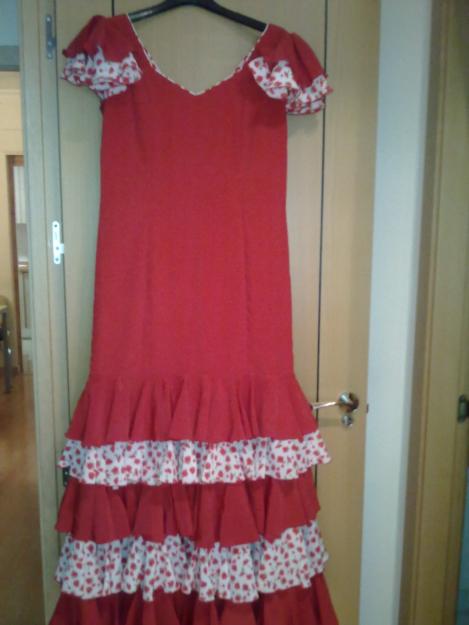 precioso traje de crespón de flamenca