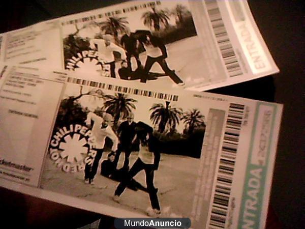 ¡¡¡¡ ENTRADAS RED HOT CHILI PEPPERS BARCELONA !