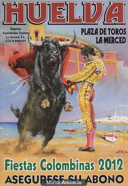 2 entradas jose tomas y morante Feria de Huelva