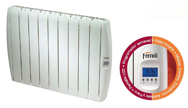 Emisor termico soft plus 1200w, digital, 9 elementos