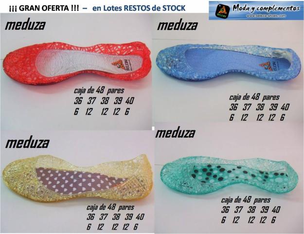 Sandalias MEDUZA en OFERTA lote restos de stock