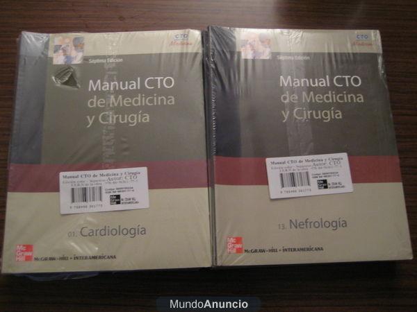 VENDO MANUALES DE CTO MEDICINA Y CIRUGÍA NUEVOS 7ªEDICIÓN. 150 EUROS!!!!!!!!!