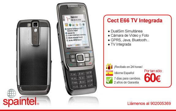 Espectacular CECT E66 Libre, Dual Sim a 60EUR en BCN