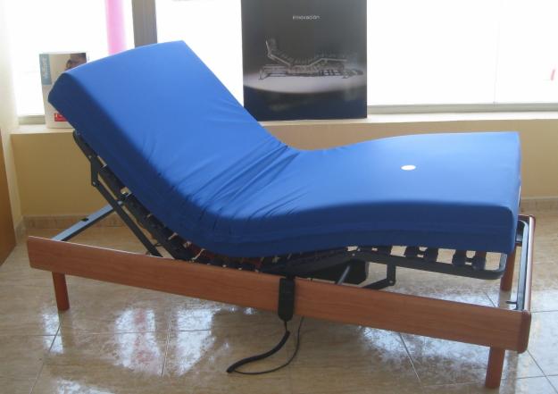 Cama electrica de 90 x 190 cm. con colchon de viscoelastico