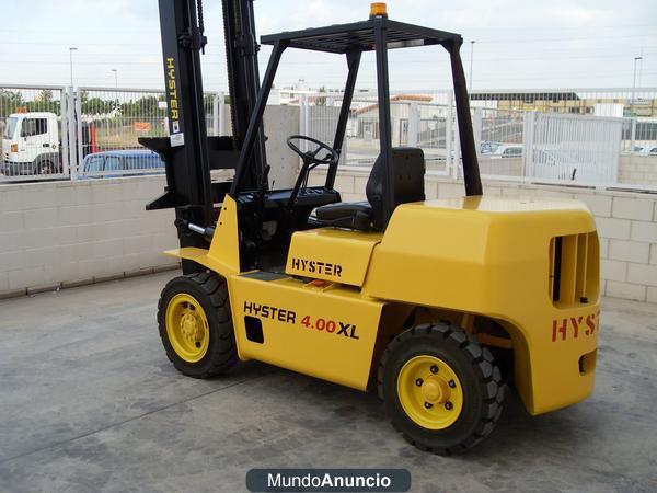 carretilla elevadora hyster de 4000 kilos