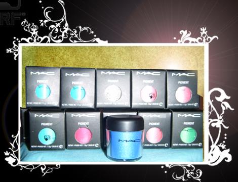 Lote de maquillaje de 10 pigmentos de Mac.totalmente nuevos