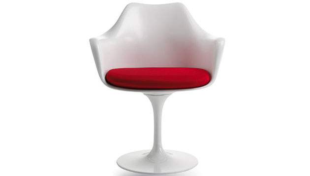 Tulip Armchair by Eero Saarinen fibra de vidrio