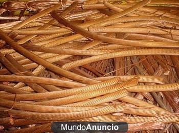 venta de los residuos de cobre y el cable