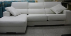 Sofá chaiselongue en piel, chollazo!! - mejor precio | unprecio.es