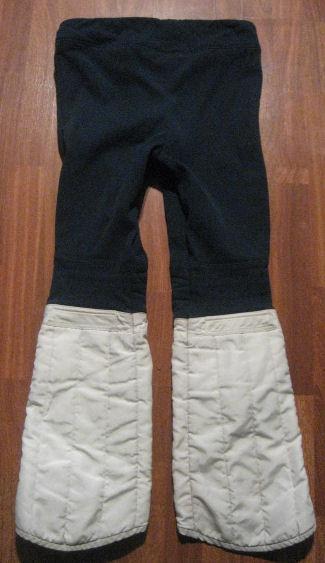 Pantalon de esquiar azul marino y blanco