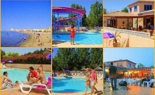 Mobilhome : 8/9 personas - piscina - valras-plage  herault  languedoc-rosellon  francia