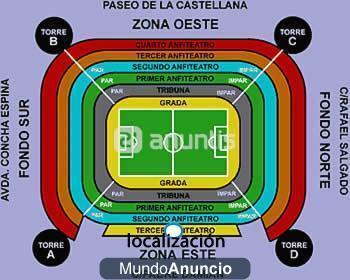 Cedo 2 Abonos Real Madrid 2012/13 Lateral este