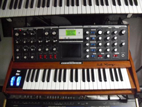 Moog minimoog voyager signed by bob moog + vx-351