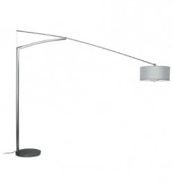 Vibia Balance Lámpara de pie - Cromo pantalla trama de aluminio - iLamparas.com